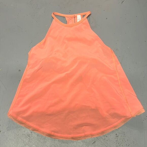 Size 2 Coral High Neck Lululemon Tank Top - Picture 1 of 3